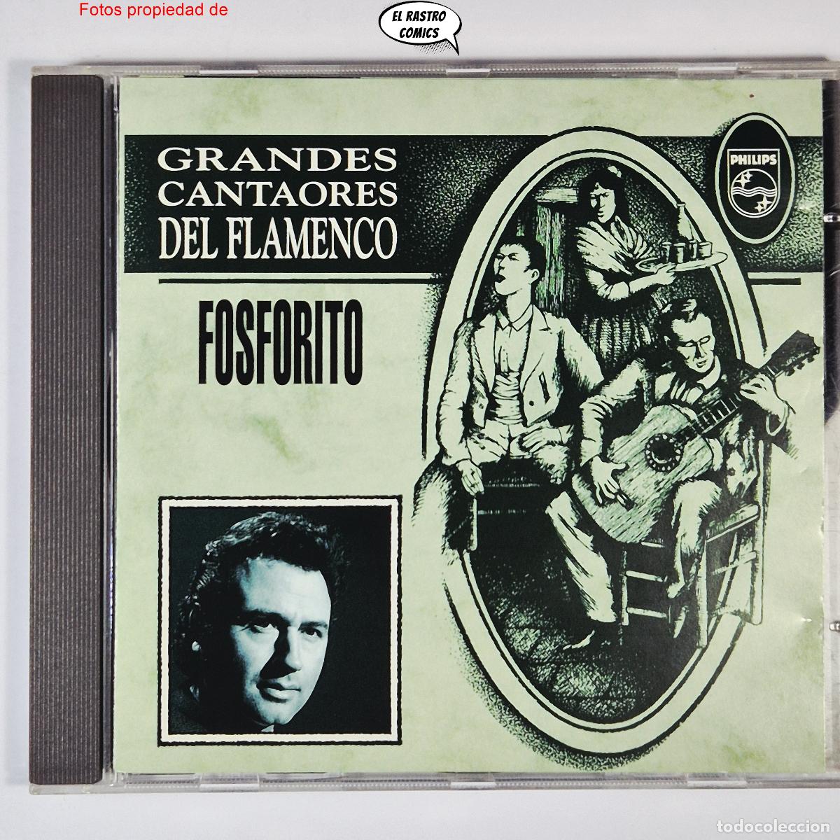 CDs de m&uacute;sica: Fosforito, Grandes Cantaores del Flamenco, CD Philips, PolyGram 1994, excelente estado