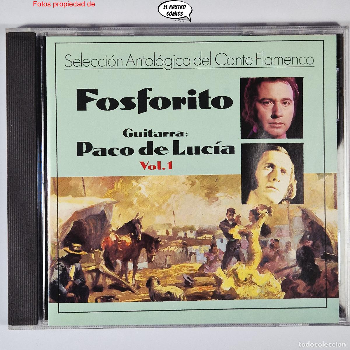 CDs de m&uacute;sica: Fosforito, Paco de Luc&iacute;a, Vol 1 Selecci&oacute;n Antol&oacute;gica del Cante Flamenco CD Perfil 1991 excelente est