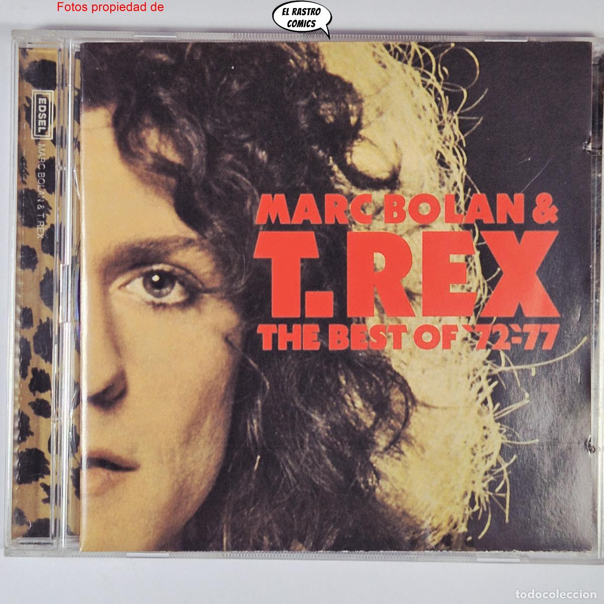 CDs de m&uacute;sica: Marc Bolan & T. Rex, The Best Of '72-'77, doble CD, Edsel 1997, Glam, muy buen estado