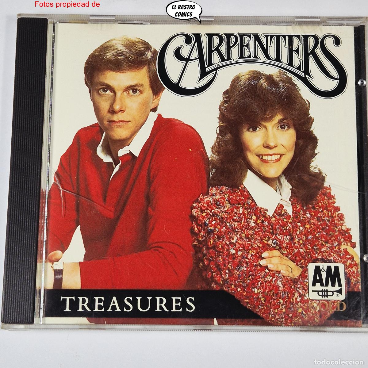 CDs de m&uacute;sica: Carpenters, Treasures, CD A&M 1992, Pop Rock