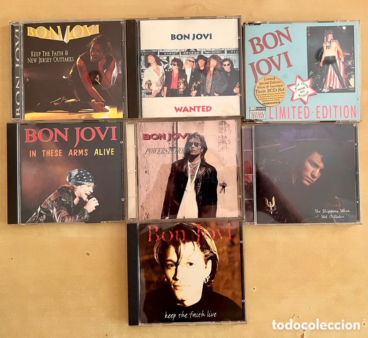 CDs de m&uacute;sica: BON JOVI lote 7 CDs RAREZAS/BOOTLEG