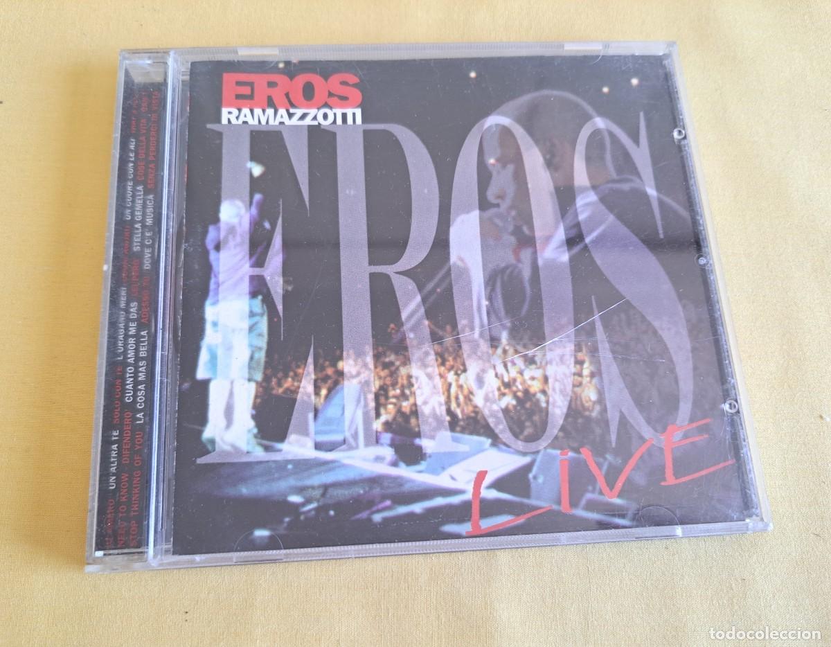 CDs de m&uacute;sica: EROS RAMAZZOTTI - EROS LIVE - BMG &ndash; 74321 623782 - SPAIN 1998