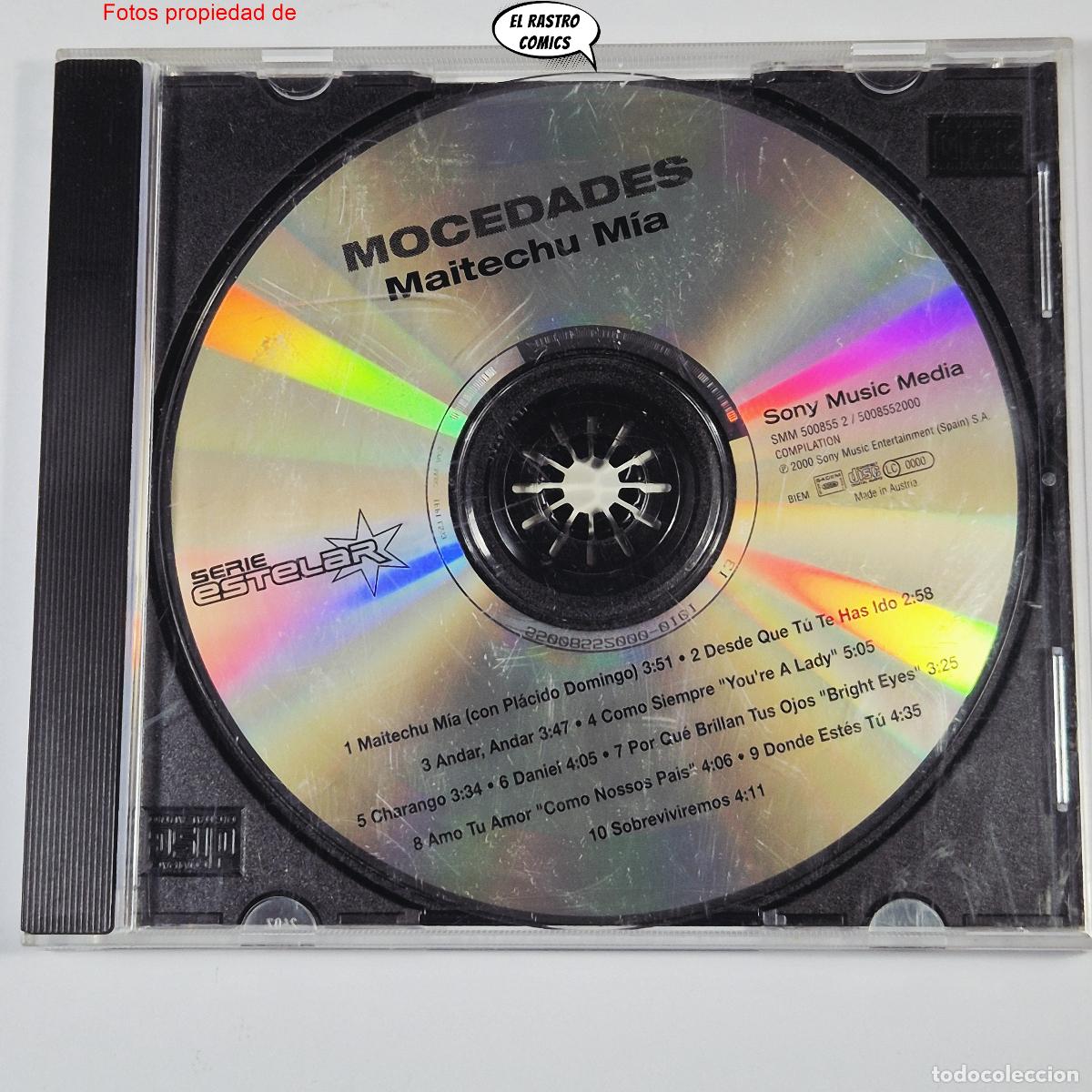 CDs de m&uacute;sica: Mocedades, Maitechu M&iacute;a, CD Serie Estelar, Sony 2000, ver descripci&oacute;n