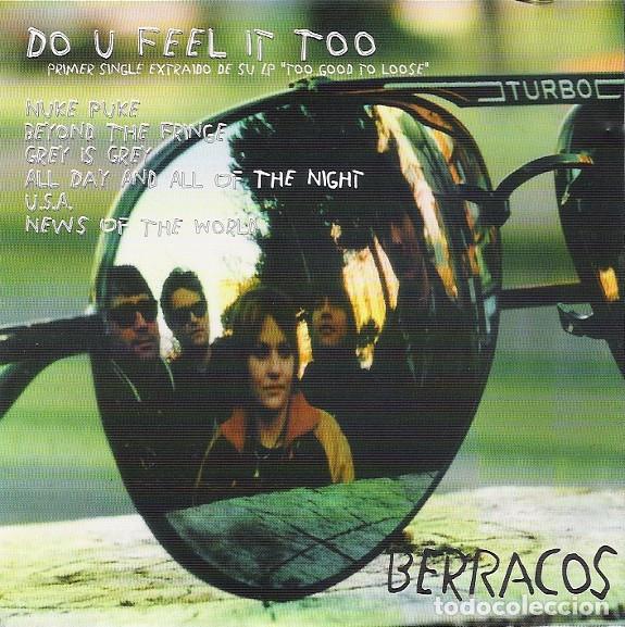 CDs de m&uacute;sica: CD BERRACOS - Do U Feel It Too - Rock Indiana Cindi 053 - SPAIN pressing (NM/EX+)