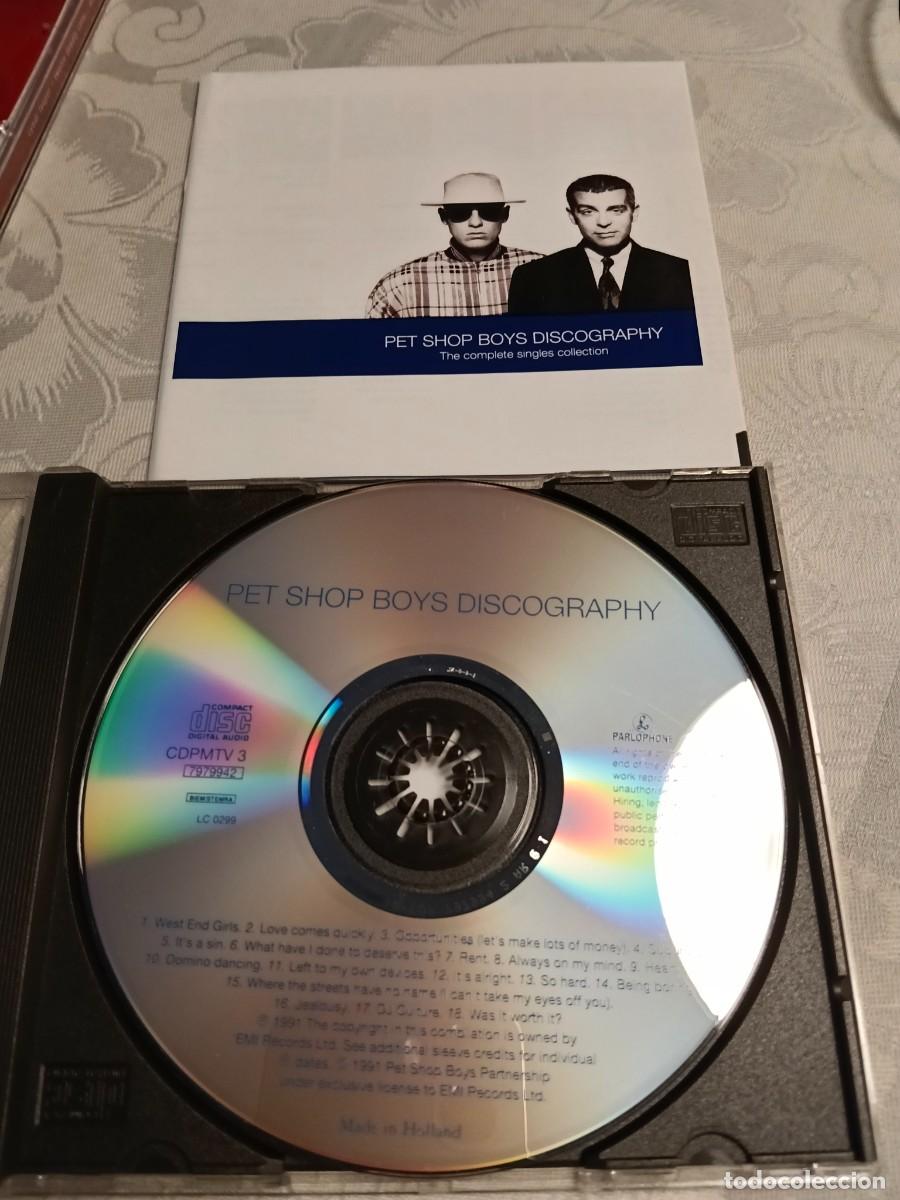 CDs de m&uacute;sica: RAR CD. PET SHOP BOYS. DISCOGRAPHY. THE COMPLETE SINGLES COLLECTION