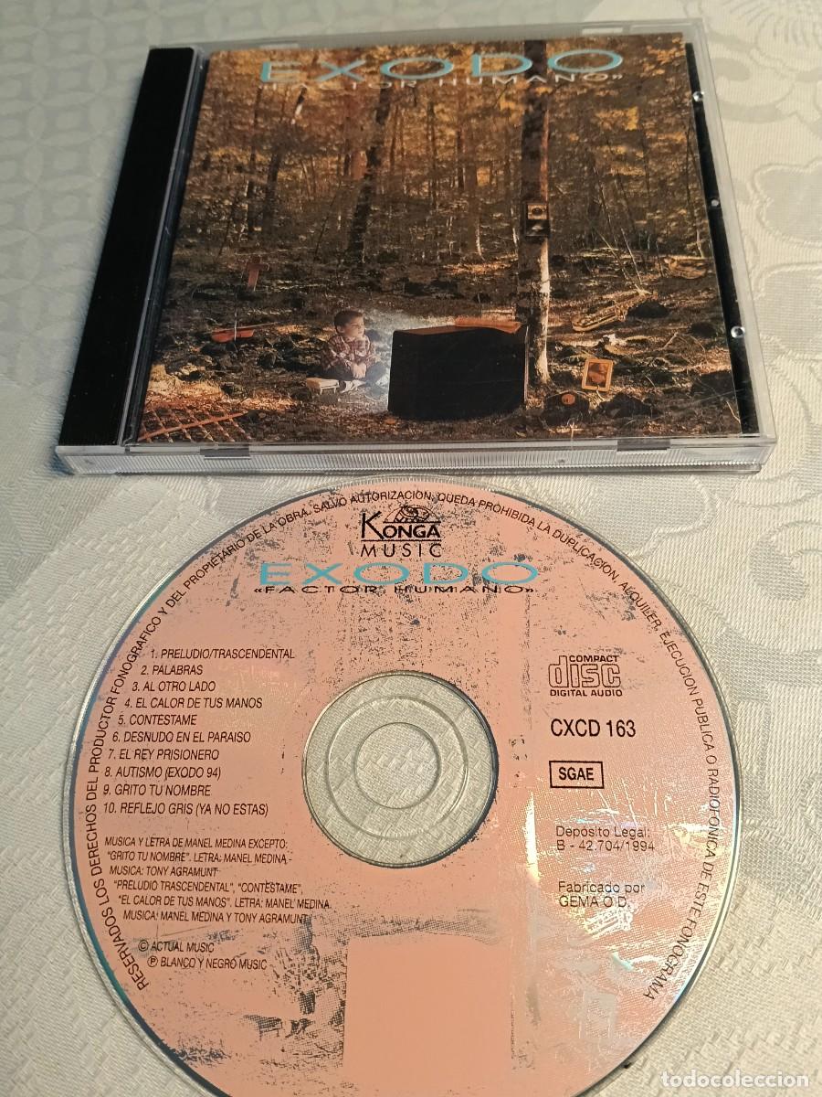 CDs de m&uacute;sica: RAR CD. EXODO. FACTOR HUMANO. OBK. 1994. EXCELENTE GRUPO