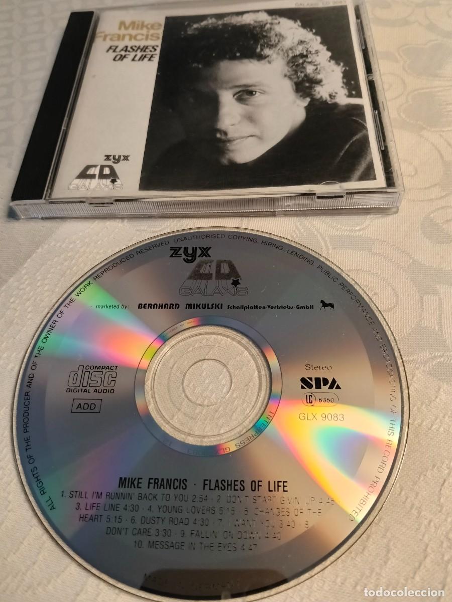 CDs de m&uacute;sica: RAR CD. MIKE FRANCIS. FLASHES OF LIFE. ITALO DISCO. GALAXIS