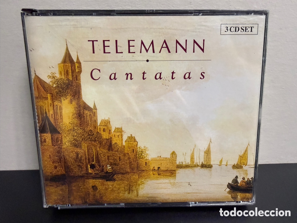 CDs de m&uacute;sica: Telemann - Ulrich St&ouml;tzel, Hermann Max - Cantatas (3xCD)