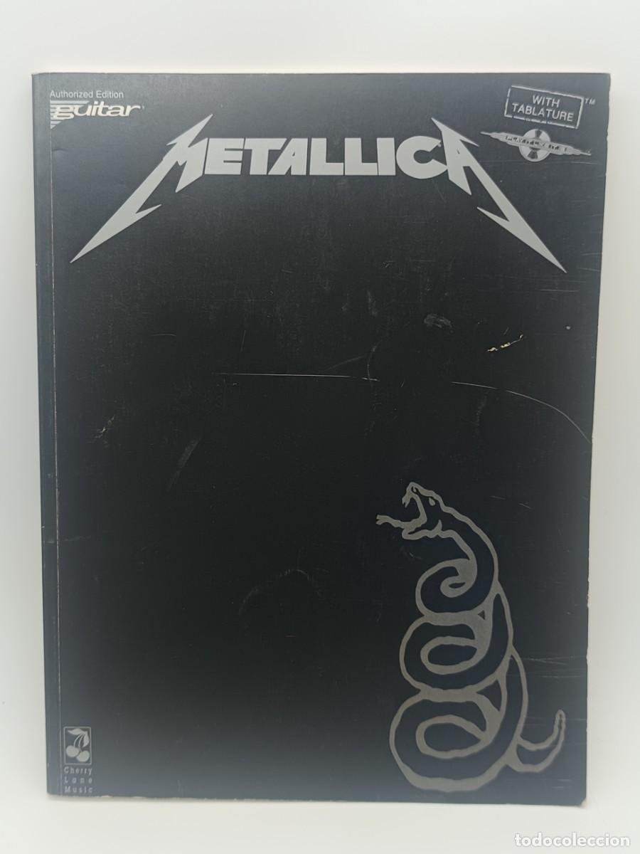 CDs de m&uacute;sica: METALLICA LIBRO DE PARTITURAS PARA GUITARRA- THE BLACK ALBUM