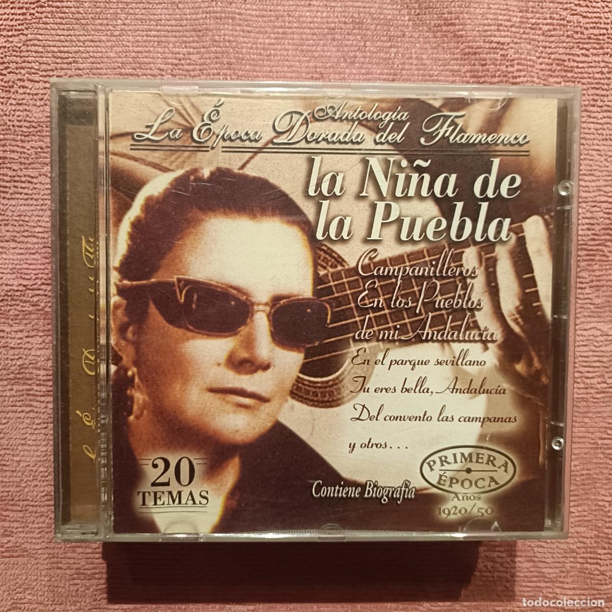 CDs de m&uacute;sica: La Ni&ntilde;a de la Puebla - Antolog&iacute;a de la &Eacute;poca Dorada del Flamenco, 20 Temas - CD.