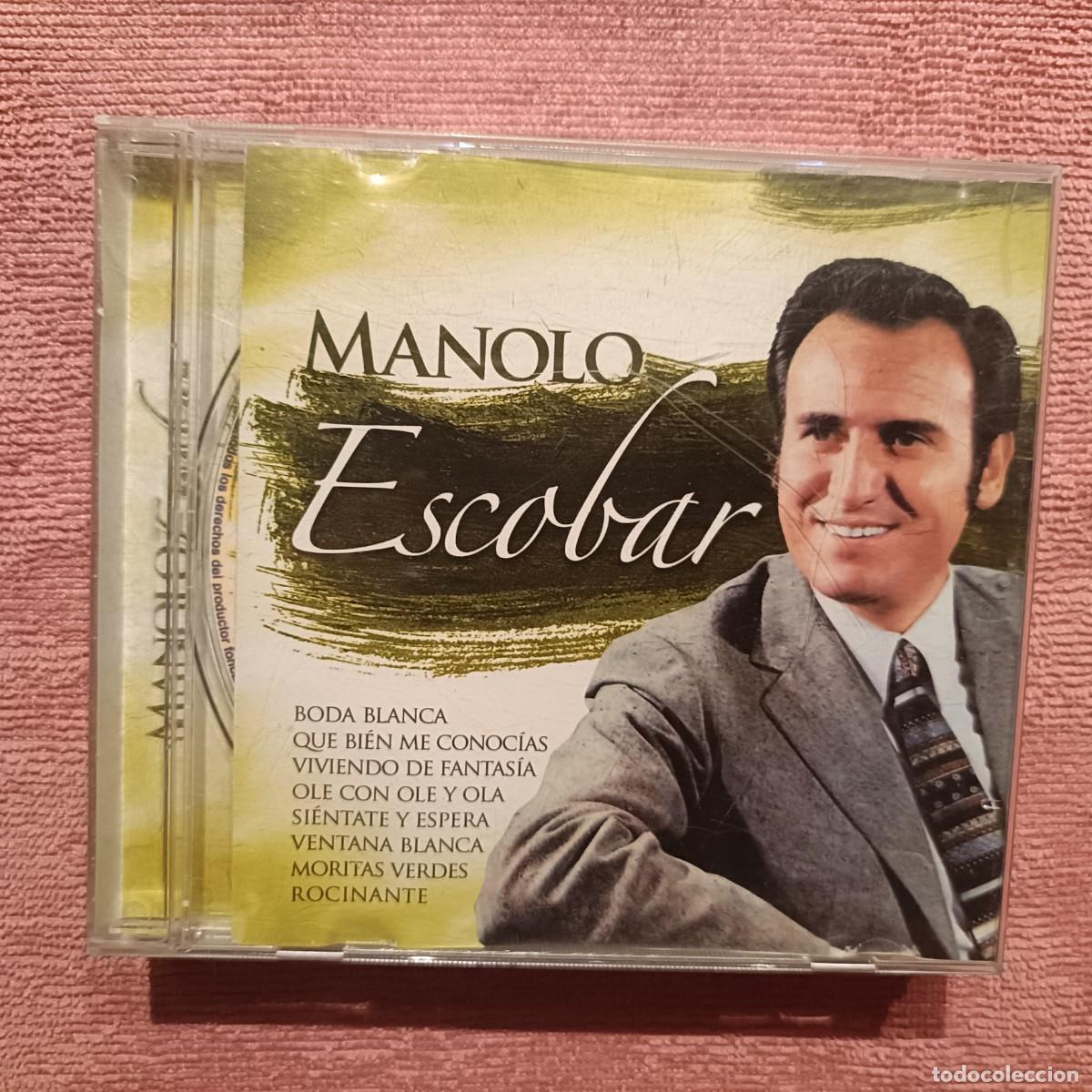 CDs de m&uacute;sica: Manolo Escobar - Boda Blanca, Que bi&eacute;n me conoc&iacute;as, Viviendo de Fantas&iacute;a, ... - CD.
