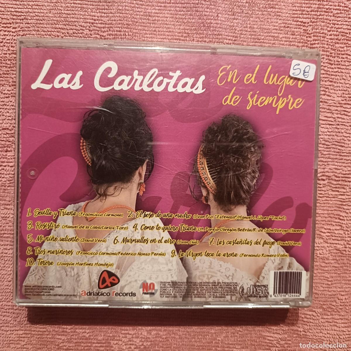 CDs de m&uacute;sica: Las Carlotas - En el lugar de siempre - CD. - Foto 2