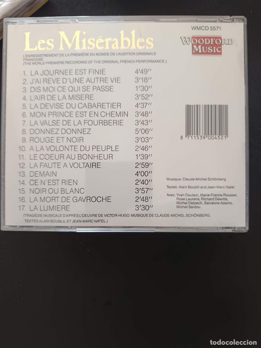 CDs de m&uacute;sica: LES MISERABLES. THE SILVER COLLECTION - Foto 2