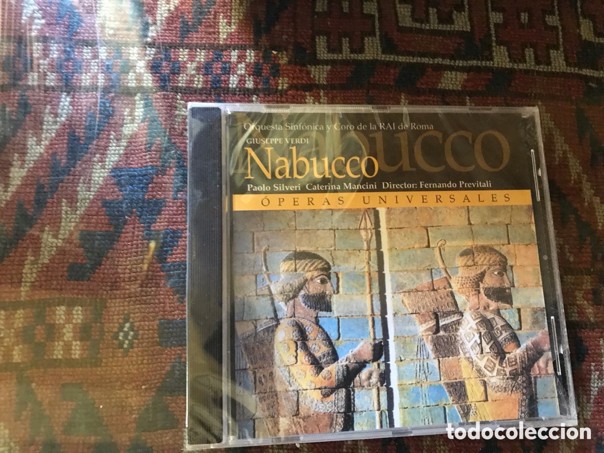 CDs de m&uacute;sica: Nabucco. &Oacute;peras universales. Giuseppe Verdi. Orquesta sinf&oacute;nica y coro de la RAI de Roma.