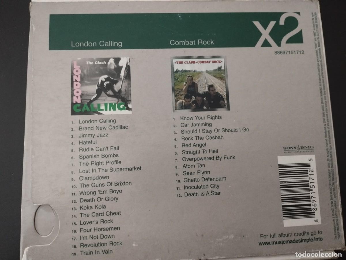 CDs de m&uacute;sica: THE CLASH: LONDON CALLING/COMBAT ROCK (CD) - Foto 2