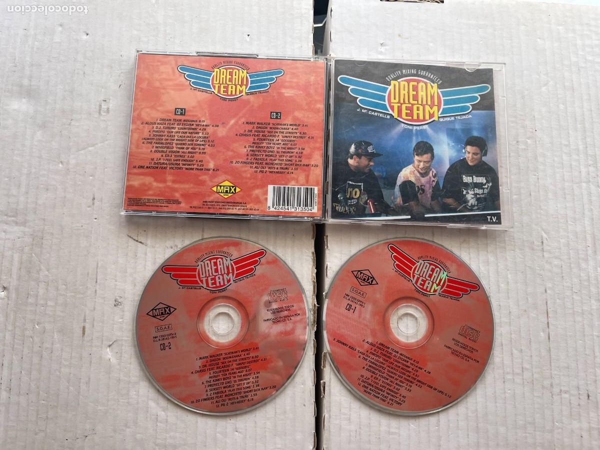 CDs de m&uacute;sica: DREAM TEAM - MIX DJ MAQUINA 1995 - CD MUSICA KREATEN