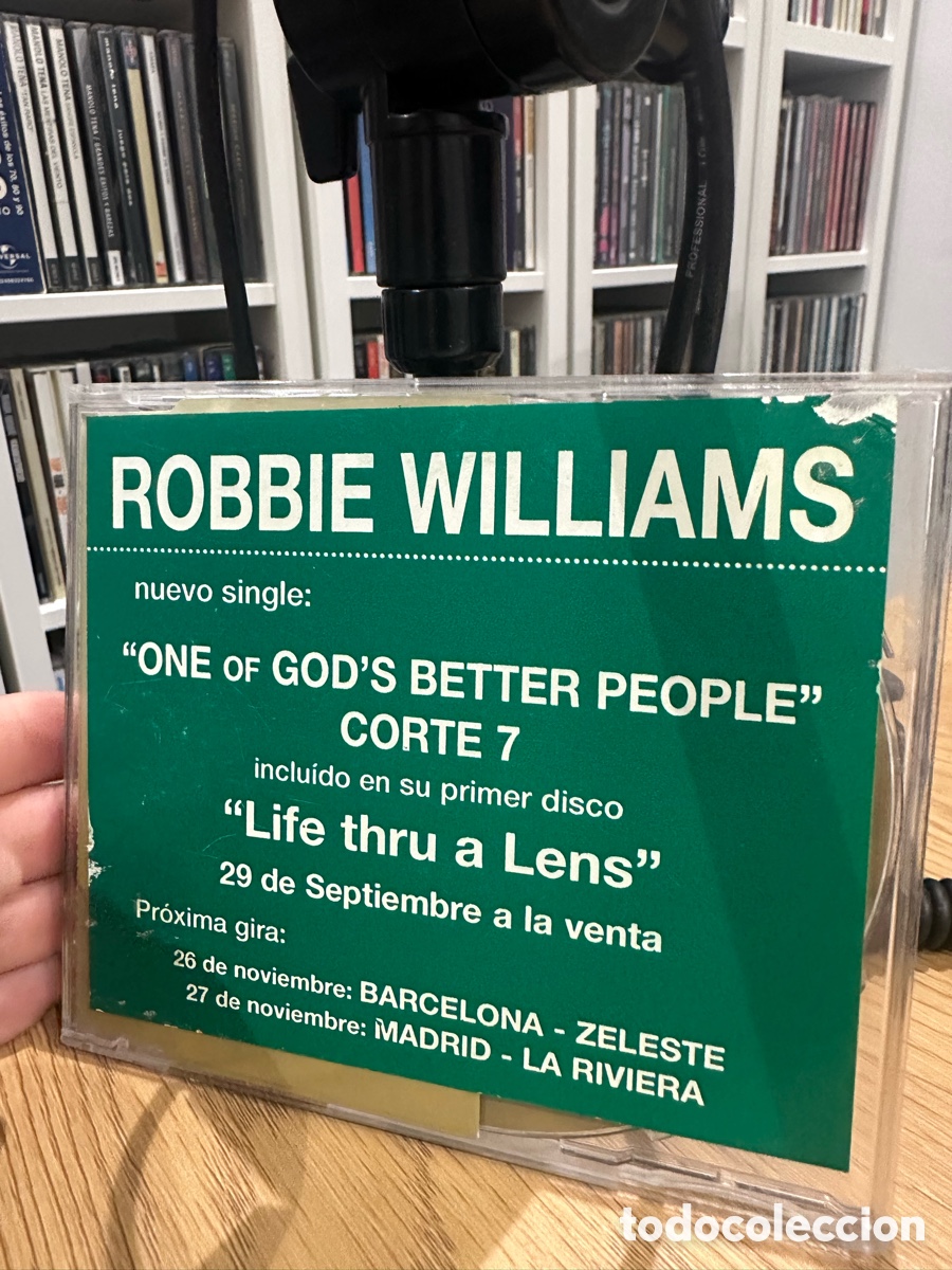 CDs de m&uacute;sica: ROBBIE WILLIAMS &ndash; ONE OF GOD&rsquo;S BETTER PEOPLE &ndash; CD PROMOCIONAL