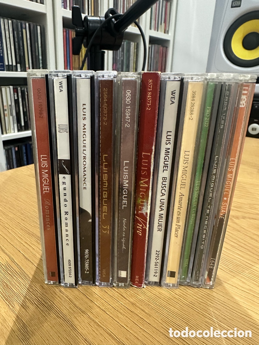 CDs de m&uacute;sica: LUIS MIGUEL &ndash; PACK 10 CD &ndash; COLECCI&Oacute;N A&Ntilde;OS 90/2000