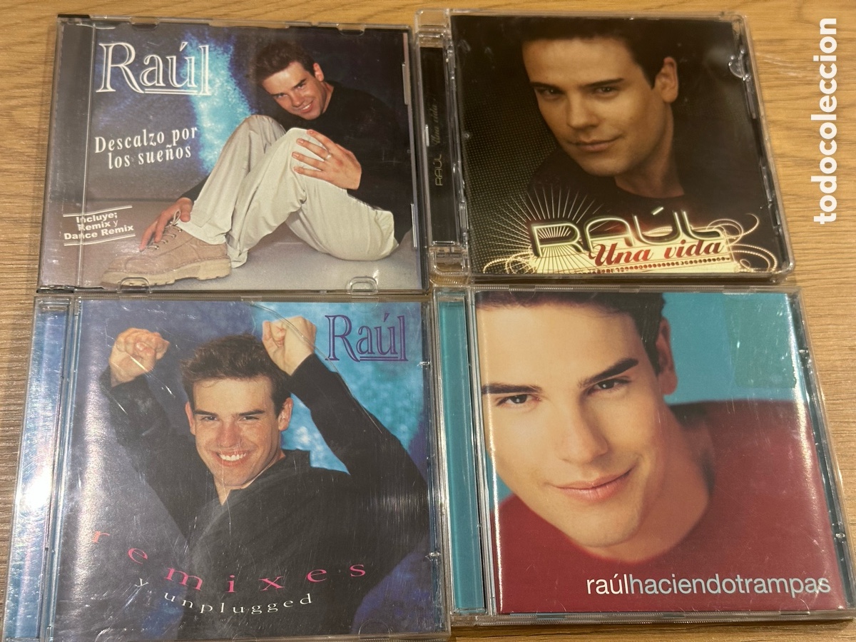 CDs de m&uacute;sica: PACK 4 CD &ndash; RA&Uacute;L &ndash; COLECCI&Oacute;N COMPLETA / LOTE