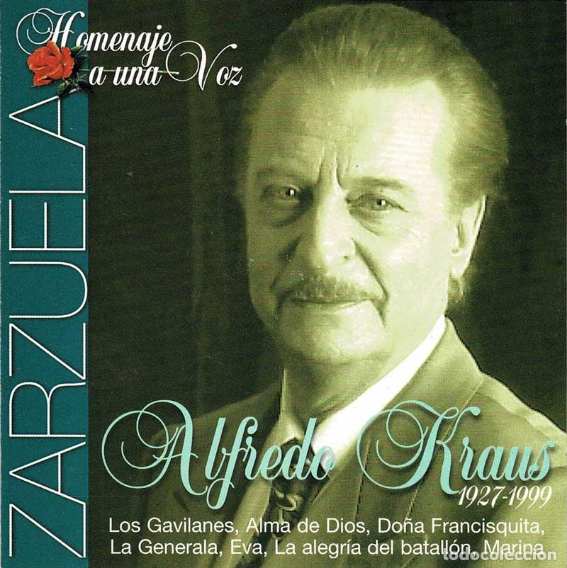 CDs de m&uacute;sica: Alfredo Kraus - Homenaje a una Voz 1927-1999. Zarzuela. CD