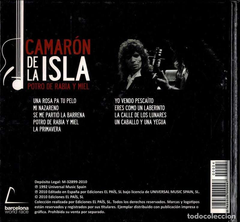 CDs de m&uacute;sica: Camar&oacute;n De La Isla - Potro de Rabia y Miel. CD - Foto 2