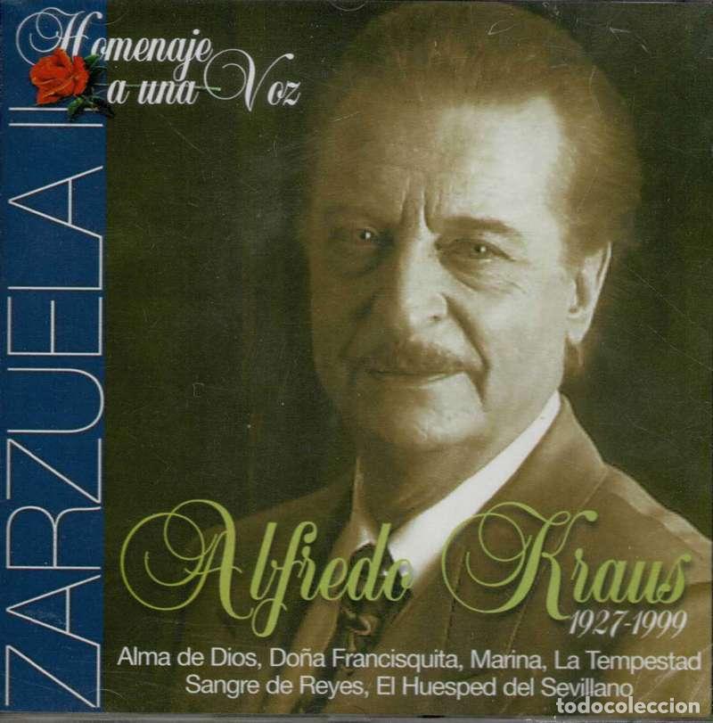 CDs de m&uacute;sica: Alfredo Kraus - Homenaje a una Voz 1927-1999. Zarzuela II. CD (precintado)