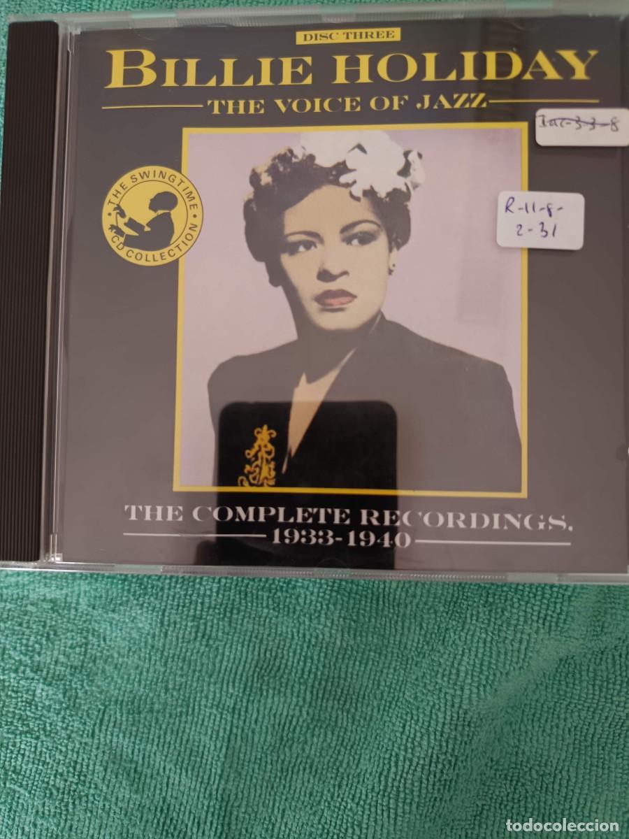 CDs de m&uacute;sica: BILLIE HOLIDAY. THE VOICE OF JAZZ. THE COMPLETE RECORDINGS. 1933-1940. DISC THREE