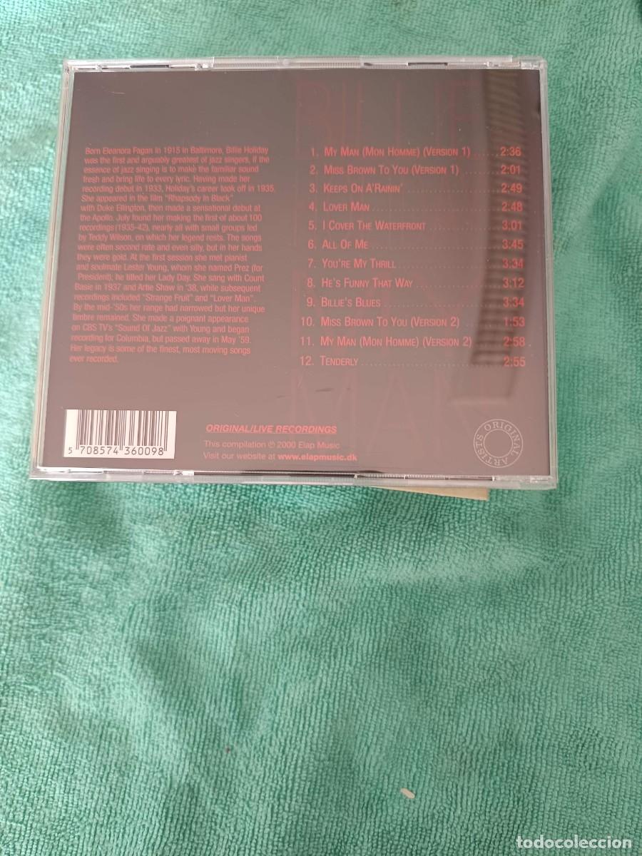CDs de m&uacute;sica: BILLIE HOLIDAY. MY MAN - Foto 2