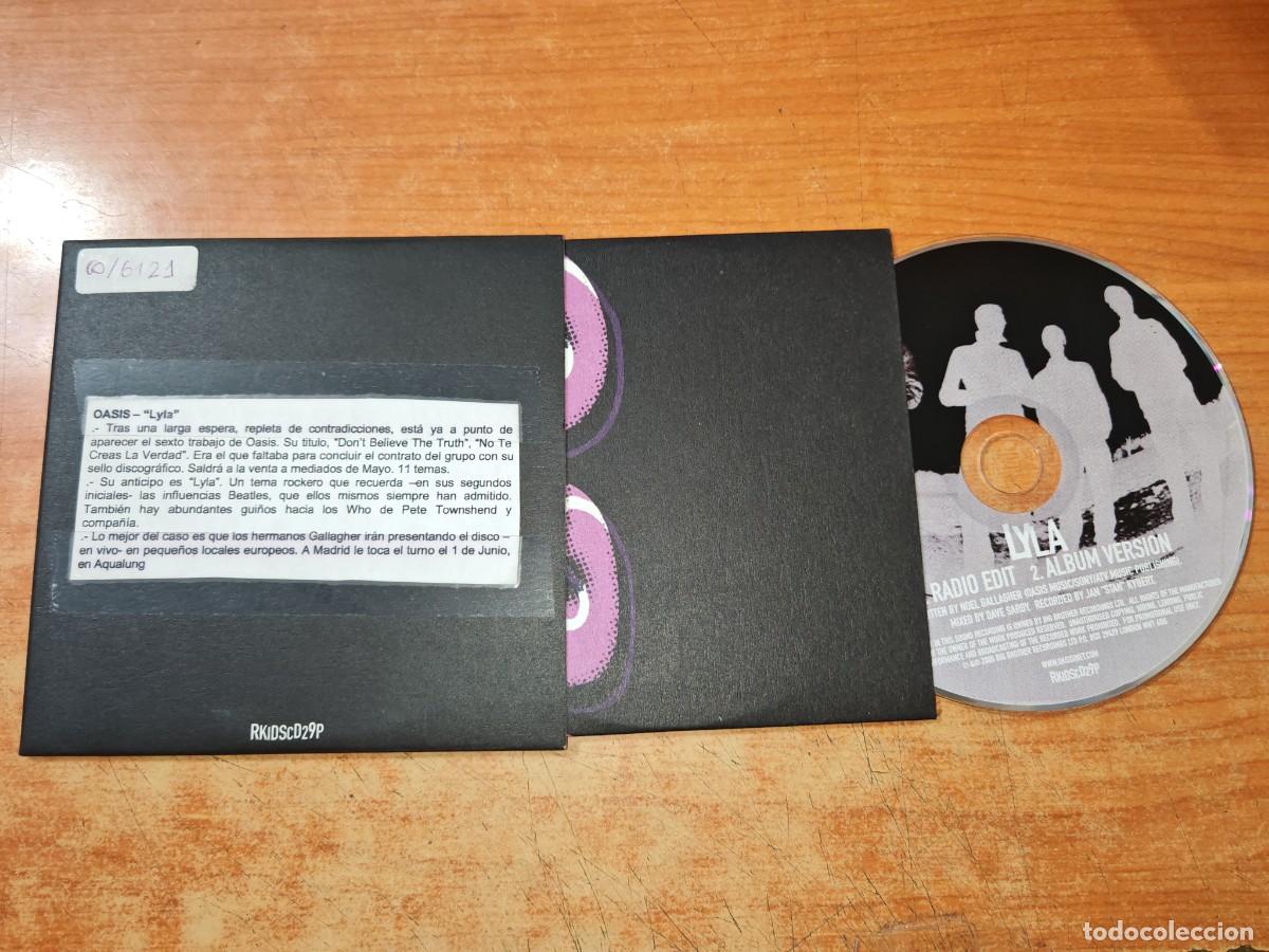 CDs de m&uacute;sica: OASIS Lyla CD SINGLE PROMO DEL A&Ntilde;O 2005 UK PORTADA DOBLE MUY RARO MISMO TEMA