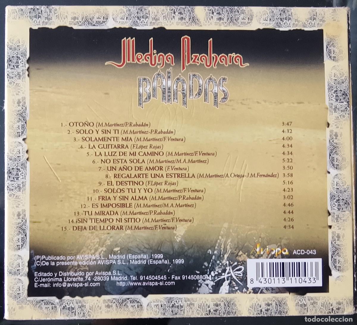 CDs de m&uacute;sica: Medina Azahara. Baladas. CD. - Foto 2