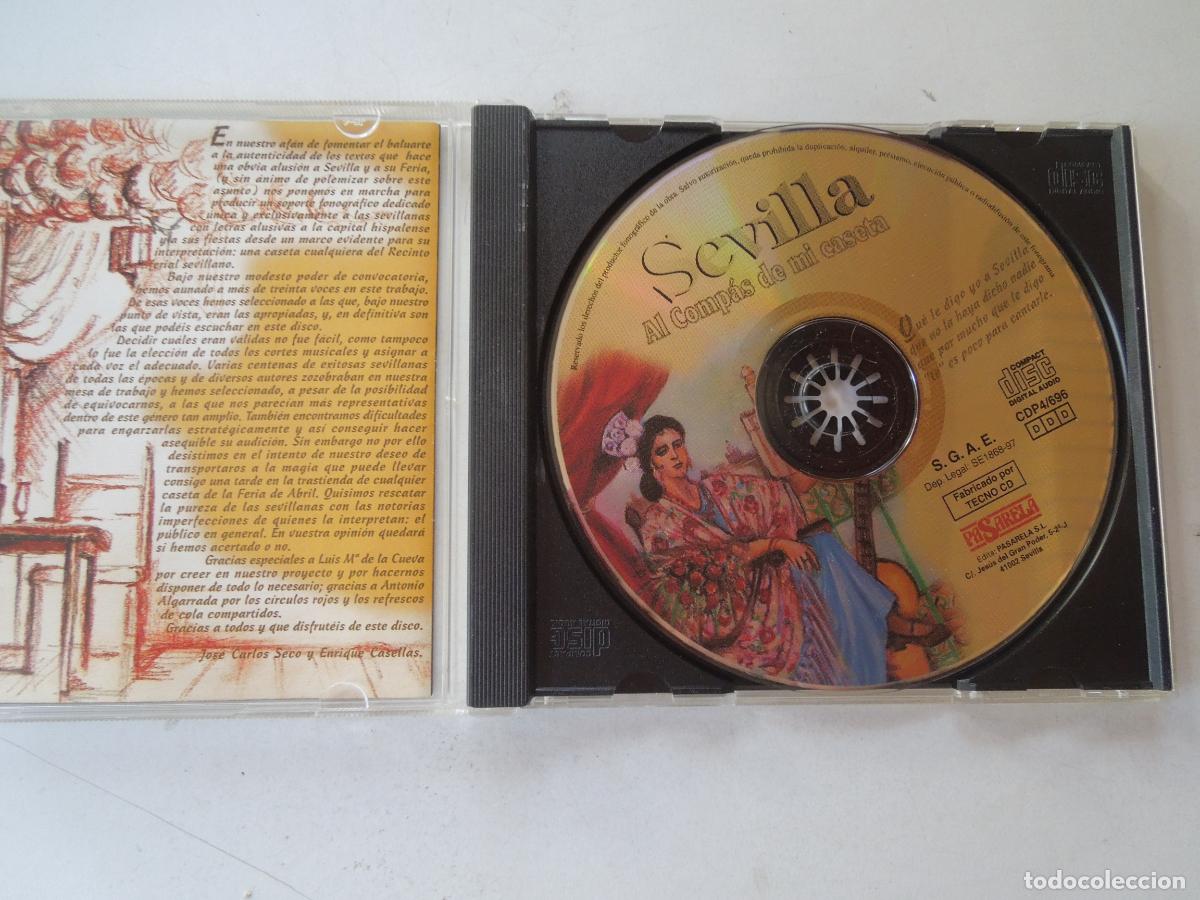 CDs de m&uacute;sica: SEVILLA , AL COMP&Aacute;S DE MI CASETA - PASARELA - CD - Foto 2