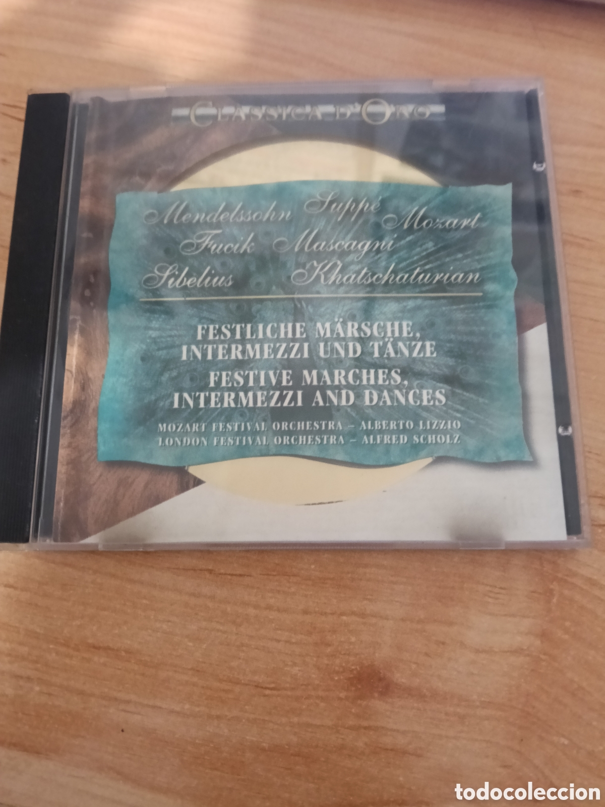 CDs de m&uacute;sica: CD M&uacute;sica Cl&aacute;sica: Marchas, Intermezzi y Danzas