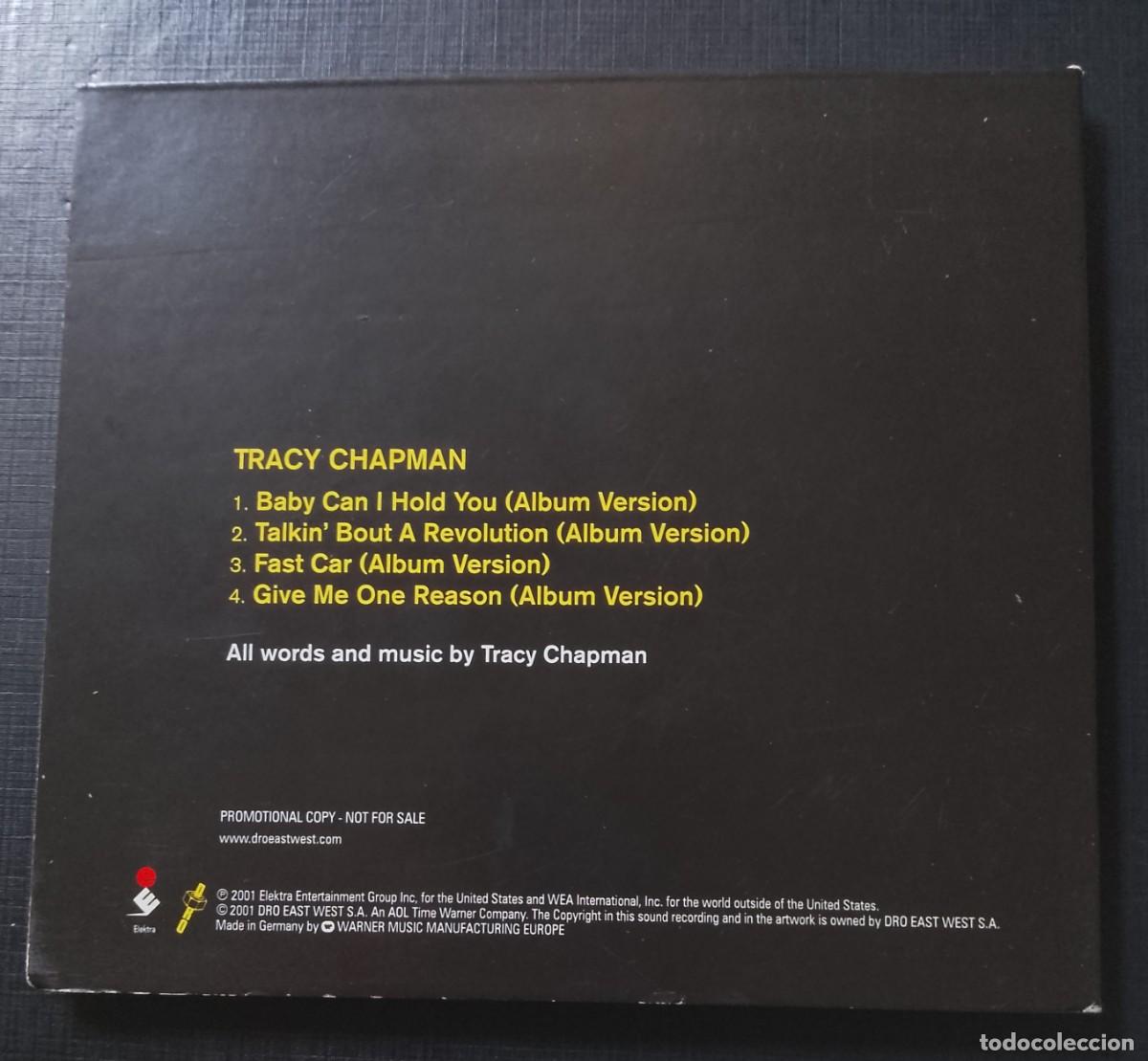 CDs de m&uacute;sica: CD - TRACY CHAPMAN - BABY CAN I HOLD YOU - Foto 2