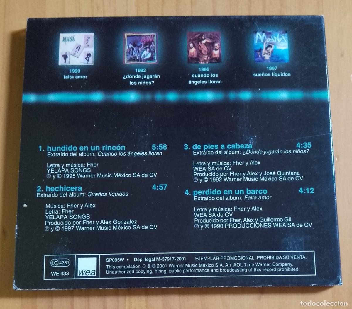 CDs de m&uacute;sica: CD - 100% MAN&Aacute; - RADIO SAMPLER - 47 CANCIONES - Foto 2