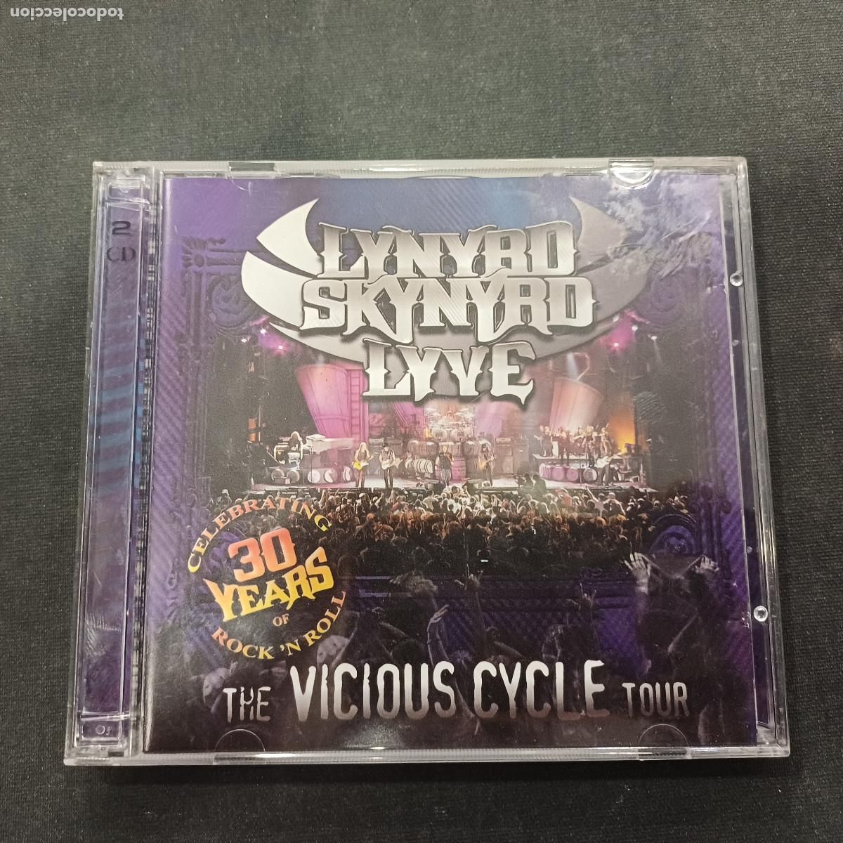 CDs de m&uacute;sica: LYNYRD SKYNYRD/THE VICIOUS CYCLE TOUR-LIVE/CD 2 DISCOS.