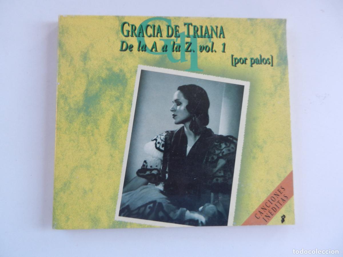 CDs de m&uacute;sica: GRACIA DE TRIANA - DE LA A LA Z -VOL 1 - POR PALOS - CANCIONES IN&Eacute;DITAS - CD- DIGIPACK 1999