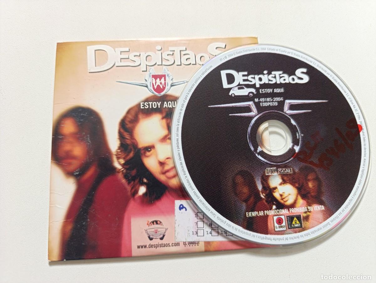 CDs de m&uacute;sica: DESPISTAOS 'Estoy Aqu&iacute;' CD Single promo 2004 Y A T&iacute; Que Te Importa?