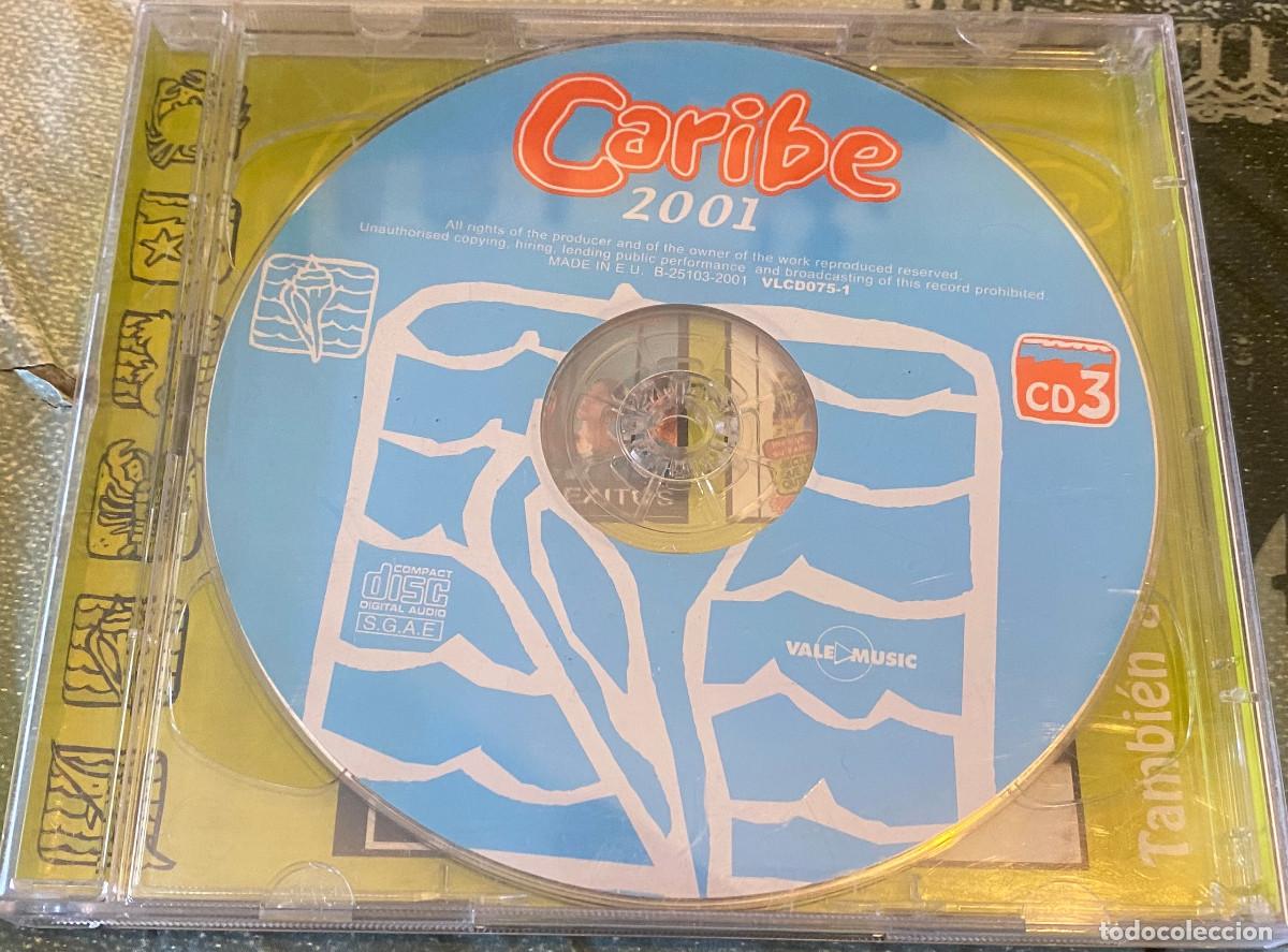 CDs de m&uacute;sica: 'Caribe 2001 - CD 3 y 4'. Pop latino. King Africa, Sonia y Selena etc. 35 temas. 2 CDs. Sin car&aacute;tula