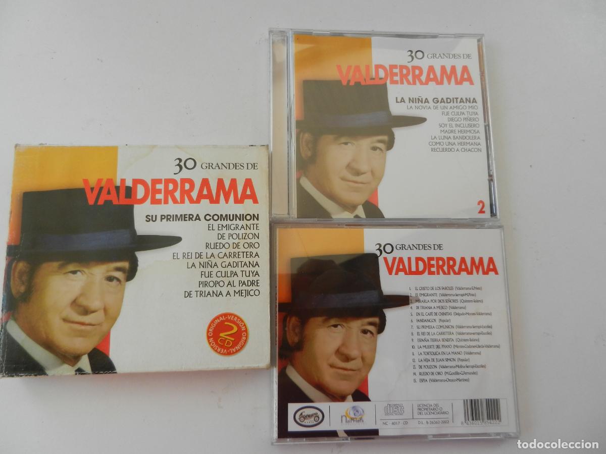 CDs de m&uacute;sica: VALDERRAMA - 30 GRANDES - 2CD,S EN CAJA - COPLA FLAMENCO, CANCION ESPA&Ntilde;OLA