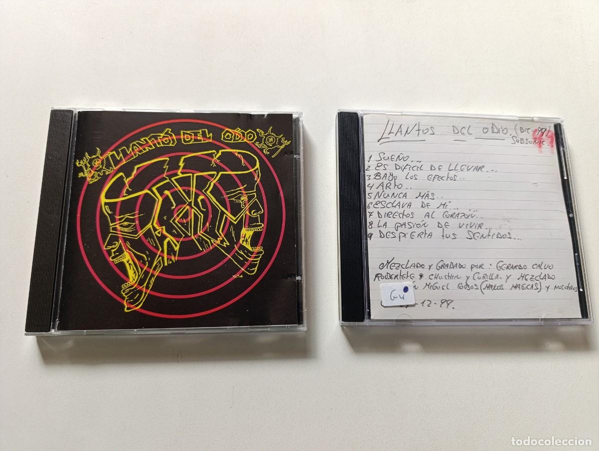 CDs de m&uacute;sica: LLANTOS DEL ODIO 'Llantos del Odio' CD &Aacute;lbum + maqueta 1997 banda de punk rock de Molina de Arag&oacute;n