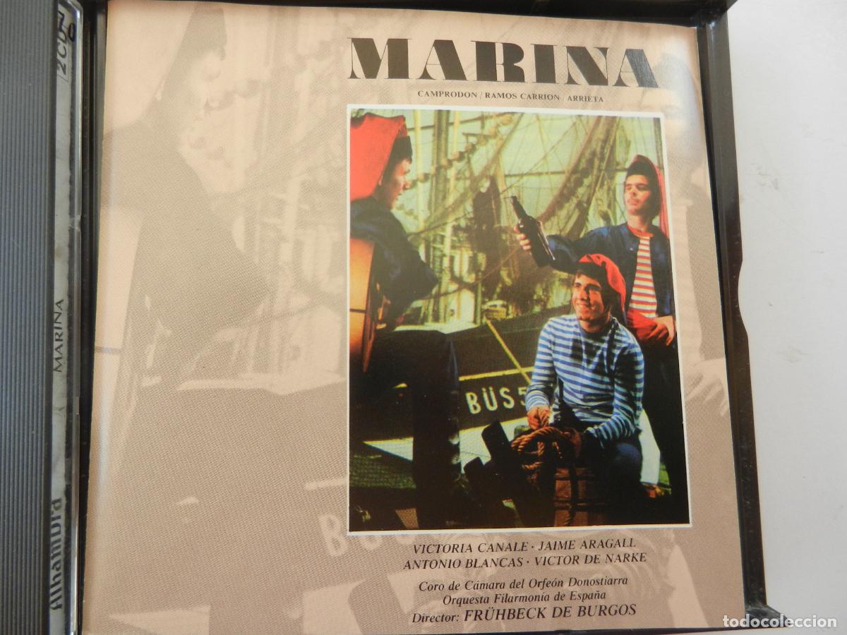 CDs de m&uacute;sica: MARINA - VICTORIA CANALE - JAIME ARAGALL - FR&Uuml;BECK DE BURGOS - ORFEON DONOSTIARRA- ALHAMBRA 1987 2CD