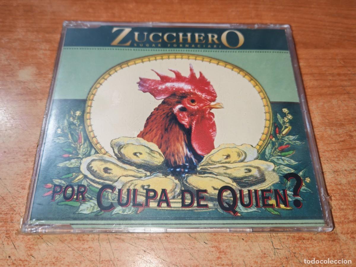 CDs de m&uacute;sica: ZUCCHERO Por culpa de quien CANTADO EN ESPA&Ntilde;OL CD SINGLE PROMO PRECINTADO 1996 ESPA&Ntilde;A