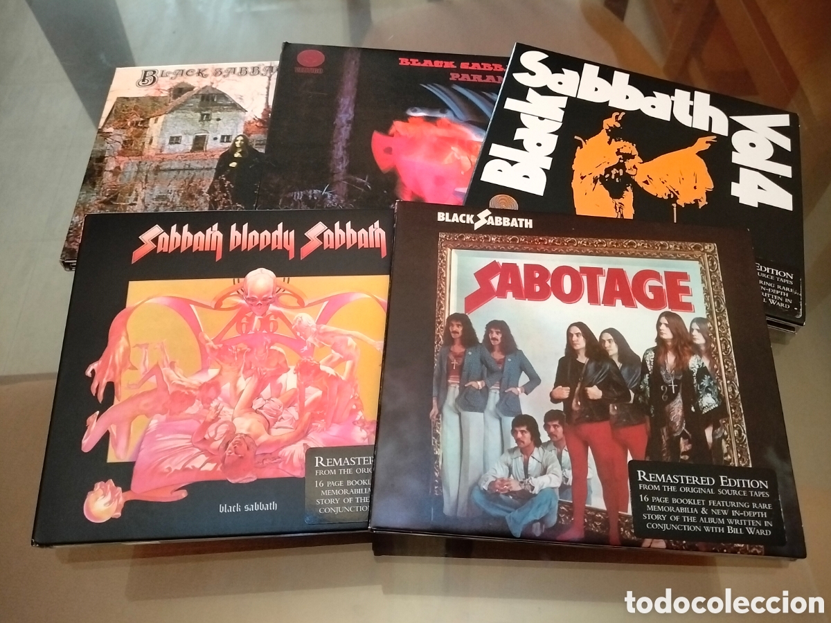 CDs de m&uacute;sica: Black Sabbath Remasters 5CD Ozzy Osbourne