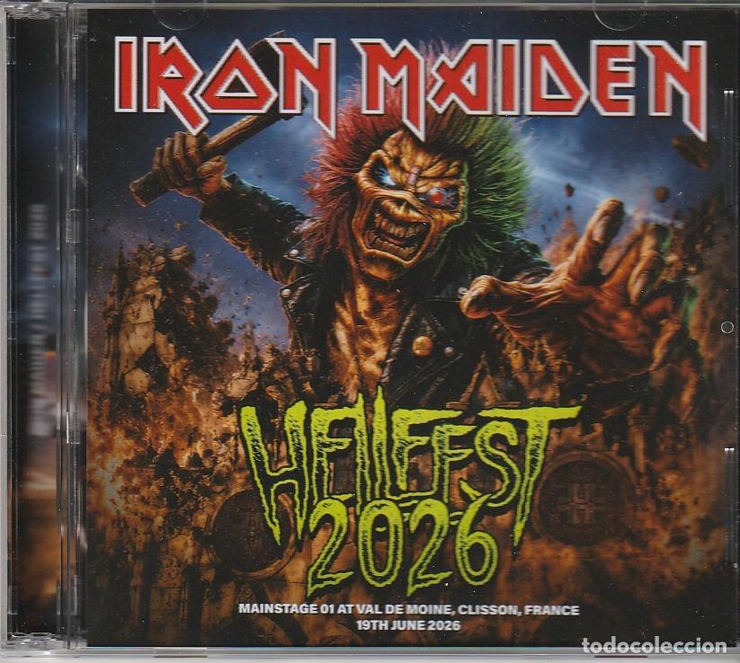 CDs de m&uacute;sica: 2 CD's - IRON MAIDEN - Live Hellfest 2026