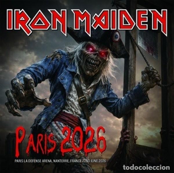 CDs de m&uacute;sica: 2 CD's - IRON MAIDEN - Live Paris 2026