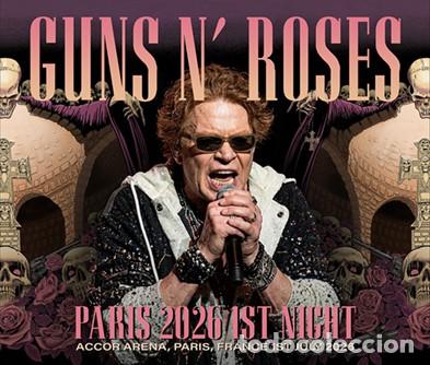 CDs de m&uacute;sica: 3 CD's - GUNS N' ROSES - Live Paris 2026