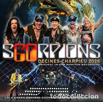 CDs de m&uacute;sica: 2 CD's - SCORPIONS - Live Lyon 2026