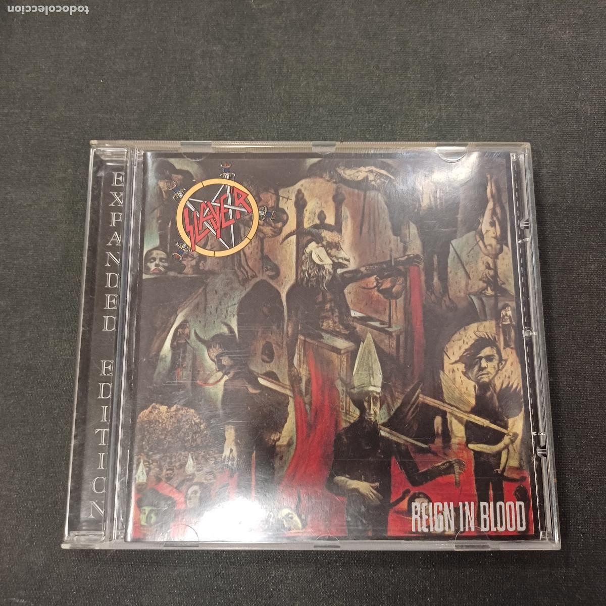 CDs de m&uacute;sica: SLAYER/REIGN IN BLOOD/CD METAL.