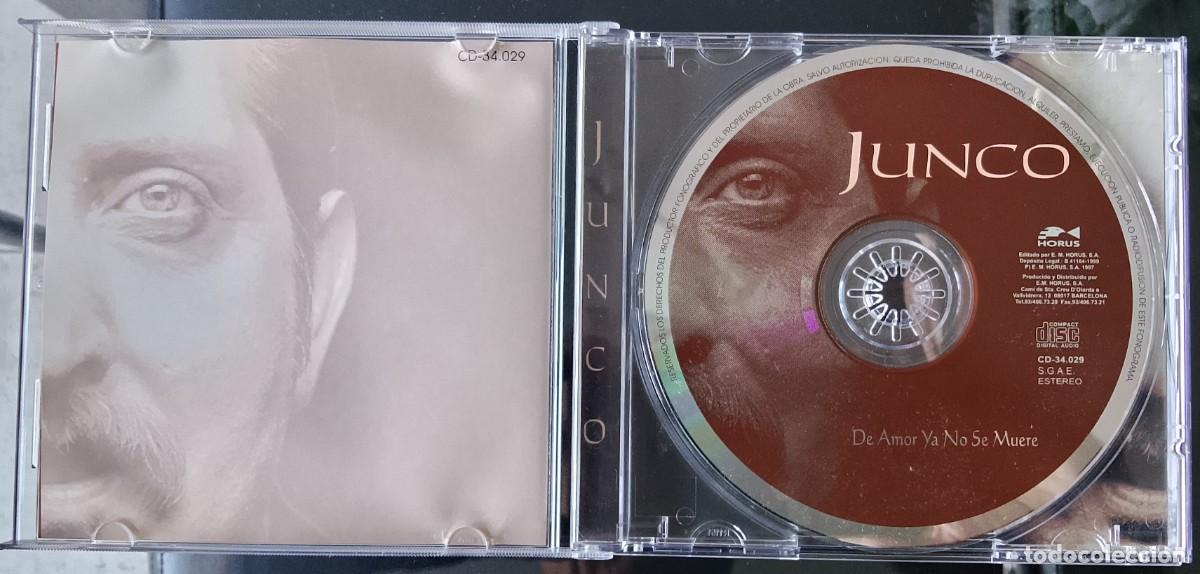CDs de m&uacute;sica: Junco. De amor ya no se muere. CD. - Foto 3