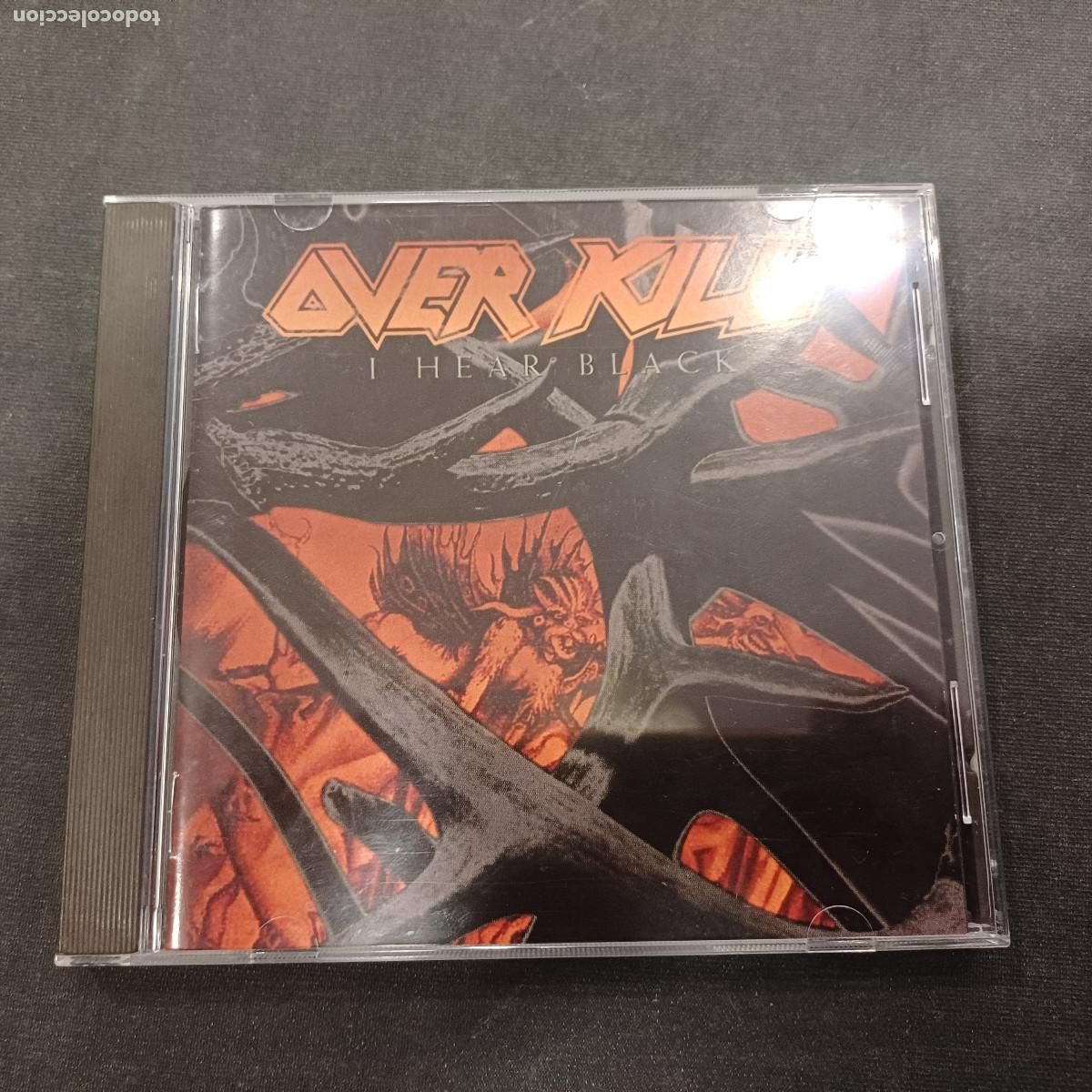 CDs de m&uacute;sica: OVER KILL/I HEAR BLACK/CD METAL.